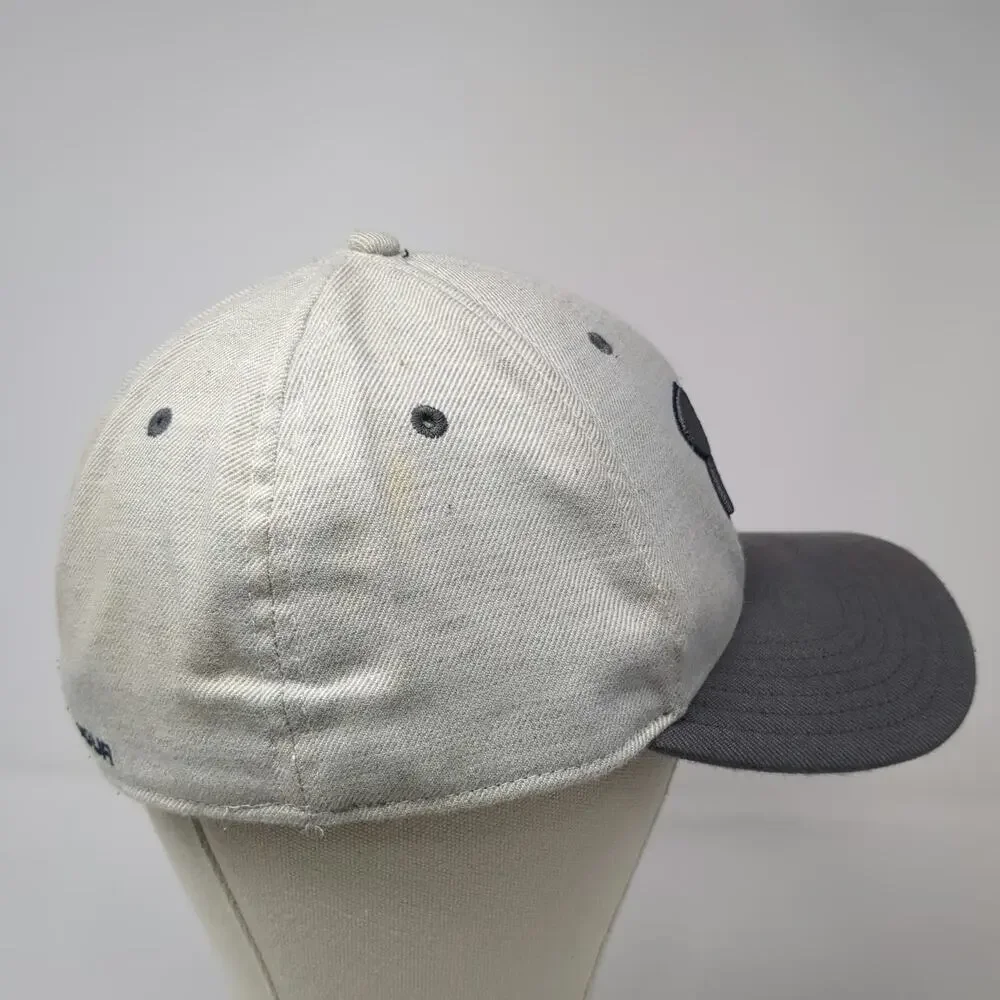 Under Armour Baseball Cap Gray XL Embroidered Logo Stretch Fit Six Panel Hat
